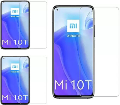 ISAAK Tempered Glass Guard for Mi 10T(Pack of 3)