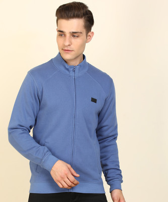 FLYING MACHINE Full Sleeve Solid Men Sweatshirt