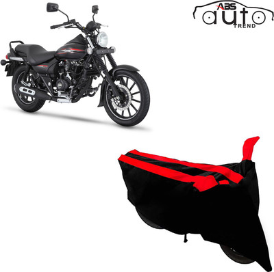 ABS AUTO TREND Two Wheeler Cover for Bajaj(Avenger 220 Street, Black, Red)
