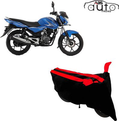 ABS AUTO TREND Two Wheeler Cover for Bajaj(Discover 100 DTS-i, Black, Red)