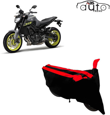 ABS AUTO TREND Two Wheeler Cover for Yamaha(MT 9, Black, Red)