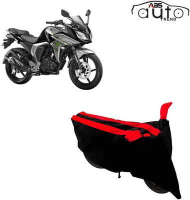ABS AUTO TREND Two Wheeler Cover for Yamaha(FZ S V3.0 FI, Black, Red)