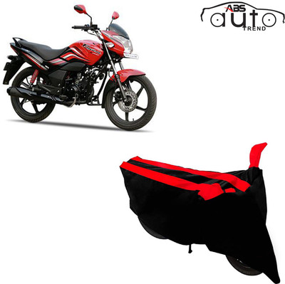 ABS AUTO TREND Two Wheeler Cover for Hero(Passion Xpro, Black, Red)