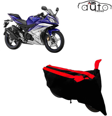 ABS AUTO TREND Two Wheeler Cover for Yamaha(YZF R15 S, Black, Red)