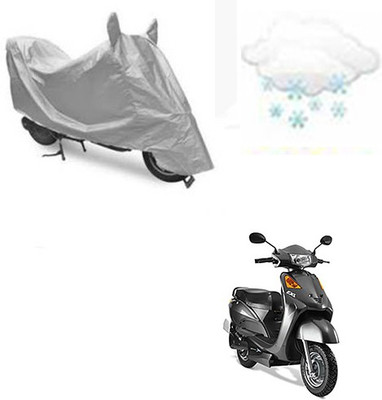 Motoren Waterproof Two Wheeler Cover for Indus(Yo Spark, Silver)
