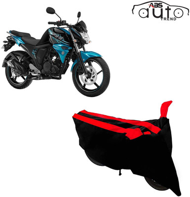 ABS AUTO TREND Two Wheeler Cover for Yamaha(FZ-S FI, Black, Red)