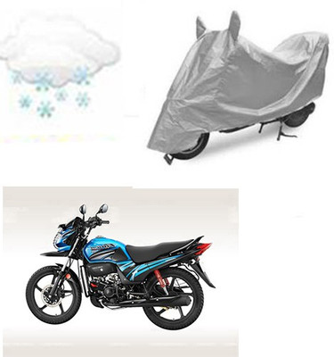 Motoren Waterproof Two Wheeler Cover for Honda(Passion Pro TR, Silver)