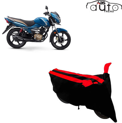 ABS AUTO TREND Two Wheeler Cover for TVS(Victor, Black, Red)