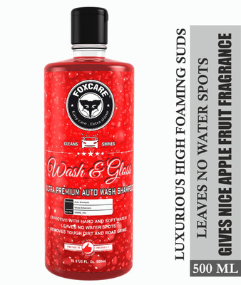 FOXCARE WASH & GLOSS AUTO SHAMPOO Car Washing Liquid(500 ml)
