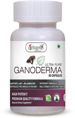 Vringra Ganoderma Capsules - Ganoderma Powder Capsules - Health Supplement-Immune Booster(60 No)