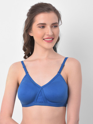 Clovia Women T-Shirt Non Padded Bra(Blue)