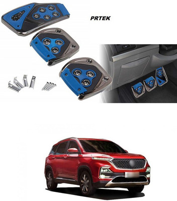 PRTEK 3 Pcs Sports Anti-Skid Car Pedals(MANUAL SHIFT) kit Pad Covers Set (BLUE) C150 Car Pedal