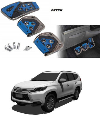 PRTEK Universal3 Pcs Sports Anti-Skid Car Pedals(MANUAL SHIFT) kit Pad Covers Set (BLUE) C155 Car Pedal