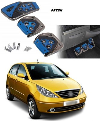 PRTEK Universal3 Pcs Sports Anti-Skid Car Pedals(MANUAL SHIFT) kit Pad Covers Set (BLUE) C215 Car Pedal