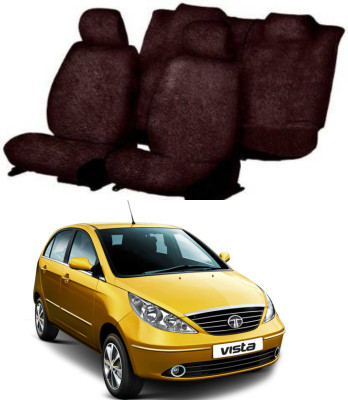 Chiefride Cotton Car Seat Cover For Tata Indica Vista(All Detachable Headrest, Without Back Seat Arm Rest, 5 Seater, 2 Back Seat Head Rests)