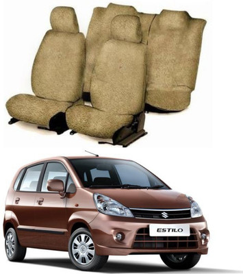 Chiefride Cotton Car Seat Cover For Maruti Zen Estilo(All Detachable Headrest, Without Back Seat Arm Rest, 5 Seater, 2 Back Seat Head Rests)