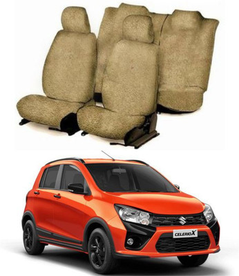 Chiefride Cotton Car Seat Cover For Maruti Celerio(5 Seater, 2 Back Seat Head Rests)