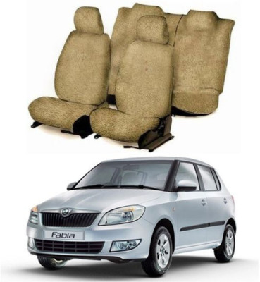 Chiefride Cotton Car Seat Cover For Skoda Fabia(5 Seater, 2 Back Seat Head Rests)