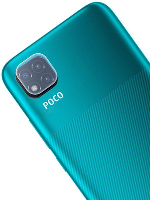 Infigo Back Camera Lens Glass Protector for Poco C3(Pack of: 1)