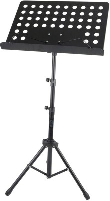 Techtest Musical Instruments Music Sheet Holder Music Book Stand Music Notation Stand Portable Foldable Heavy Duty Metal Tripod Stand for Professional Singer and Stage Performance Orchestra Stand Gh-512 Notation Stand