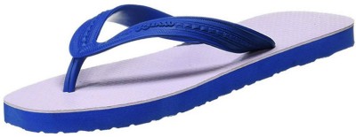Relaxo Men Slippers(White, Blue 7)