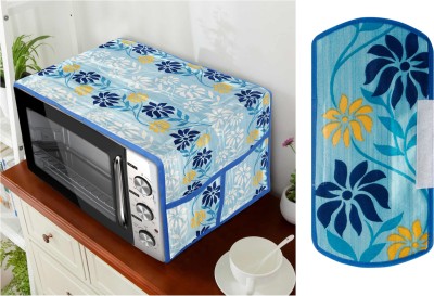 E-Retailer Microwave Oven  Cover(Width: 91 cm, Blue)