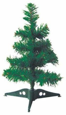 S K Bright Green Christmas Tree-1 Ft For Decorations Artificial Plant(30.48 cm, Green)
