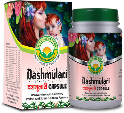 Basic Ayurveda Dashmulari Capsule(Pack of 3, 120 Capsules)