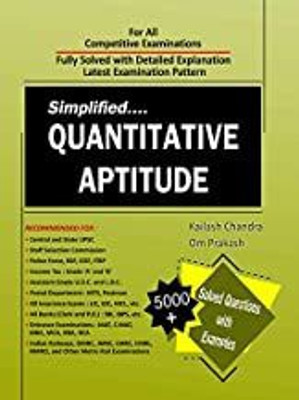 Quantitative Aptitude(Paperback, KAILASH CHANDRA)