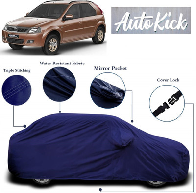 AutoKick Car Cover For Mahindra Verito Vibe (With Mirror Pockets)(Blue)