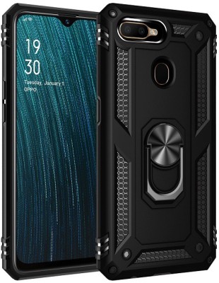 RUNICHA Back Cover for OPPO A5s, OPPO A7, OPPO A11k, OPPO A12, OPPO F9 Pro(Black, Grip Case, Pack of: 1)