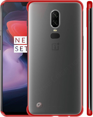 CASE CREATION Back Cover for OnePlus 6(Red, 3D Case, Pack of: 1)