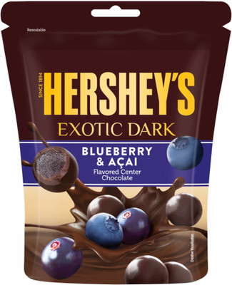 HERSHEY'S Exotic Dark Blueberry and Acai Chocolate Truffles(33.3 g)