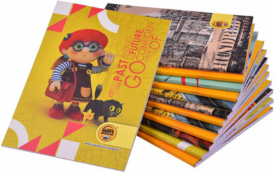 Glory register Regular Notebook single line 160 Pages(Multicolor, Pack of 12)