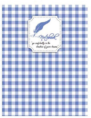 Amyra Handmade, Handcrafted , Gift Set A5 Diary Single Rule 200 Pages(Blue)