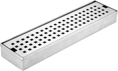 RUHE Floor Stainless Steel Push Down Strainer(60 cm Set of 1)