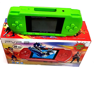 Clubics PVP2 - Kids Video Game 16 Bit 1 GB with Contra, Super Mario(Green)