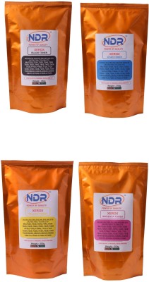 Xerox NDR ORIGINAL For XEROX DC250 DC550 WC7525 WC7425 WC7345 WC7800 C8030 7120 B7025 (CYMK) TONER POWDER (Pack Of 4) Black + Tri Color Combo Pack Ink Toner