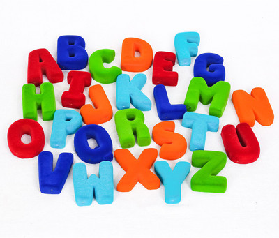 FuzzyBuzzy Enterprise LLP Rubbabu Alphabet Set Upper Case Small(Multicolor)
