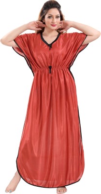 SHOPPING STATION Women Nighty(Red)