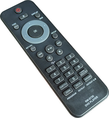 Axelleindia Compatible RM-D750 DVD Player Remote Philips DVD Player Remote Controller(Black)