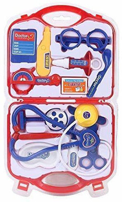 Vasoya Enterprise Doctor Kit Toys for Kids, Doctor Kit Pretend Play Doctor Playset Medical Carrycase Nurses Toy Set Fun Toy Gift Early Education for Kids (Multicolor)