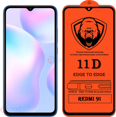 SoftTech Edge To Edge Tempered Glass for Redmi 9I(Pack of 2)