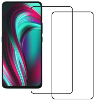 HOBBYTRONICS Edge To Edge Tempered Glass for Micromax IN Note 1(Pack of 2)