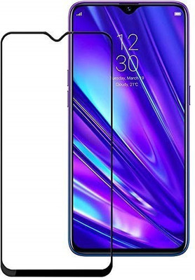 BRENZZ Edge To Edge Tempered Glass for Realme C3(Pack of 1)