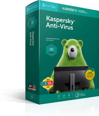 Kaspersky Anti-virus 3 User 1 Year(Voucher)