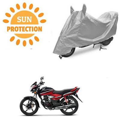 Motoren Waterproof Two Wheeler Cover for Honda(CB Shine, Silver)