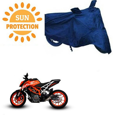 Motoren Waterproof Two Wheeler Cover for KTM(Duke 390, Blue)