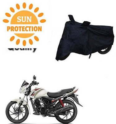 saanvi Waterproof Two Wheeler Cover for Suzuki(Sling Shot Plus, Black)