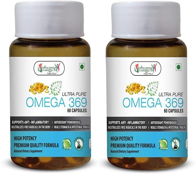 Vringra Omega Capsules - Omega3 Capsules - Health Supplement (Pack Of 2)(2 x 30 Tablets)